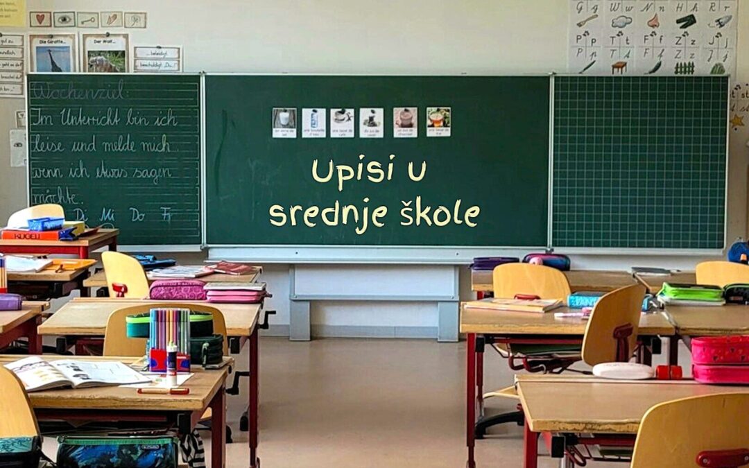 Odluka o upisu učenika u I. razred srednje škole 2025./2026.