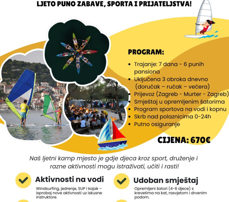 Ljetni kamp sportova na vodi