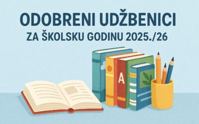 Odluka o odabiru udžbenika za školsku godinu 2025./2026.
