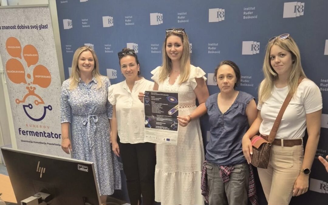 Učiteljica informatike i tehničke kulture, Martina Radnić, na STEM edukaciji o umjetnoj inteligenciji na Institutu Ruđer Bošković