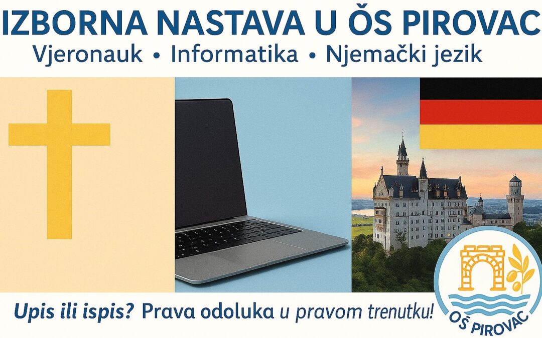 Izborna nastava – upis ili ispis? Prava odluka u pravom trenutku
