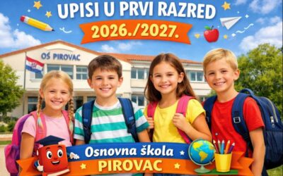Plan upisa u prvi razred osnovne škole za školsku godinu 2026./2027.