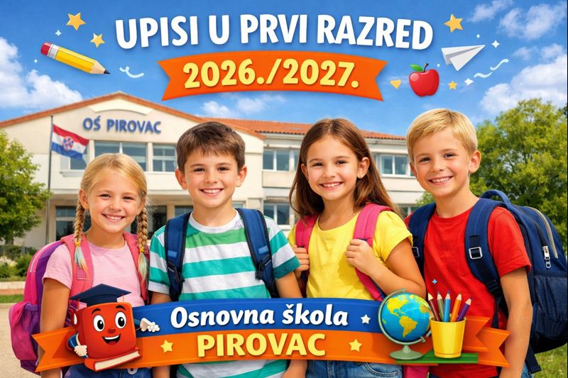 Plan upisa u prvi razred osnovne škole za školsku godinu 2026./2027.