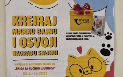 Natječaj za učenike: Dizajniraj svoju poštansku marku!