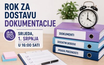 Rok za dostavu dokumentacije za ostvarivanje dodatnih prava pri upisu