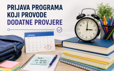 Prijava programa koji provode dodatne provjere