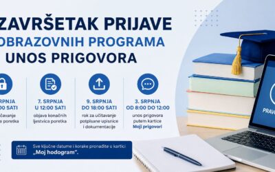 Završetak prijave obrazovnih programa i unos prigovora