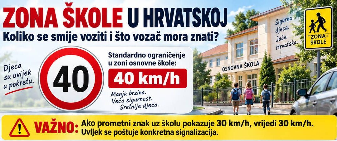 Počela je škola – usporimo zbog naše djece