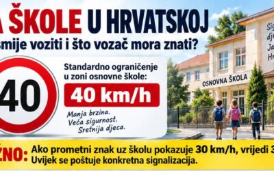 Počela je škola – usporimo zbog naše djece