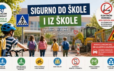 Sigurno do škole i iz škole – brinemo o našim učenicima!